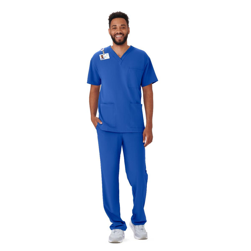 Henderson AVE Unisex Scrub Top with 3 Pockets, Royal Blue, Size 4XL, 1/EA  (4615RYL4XL) Each