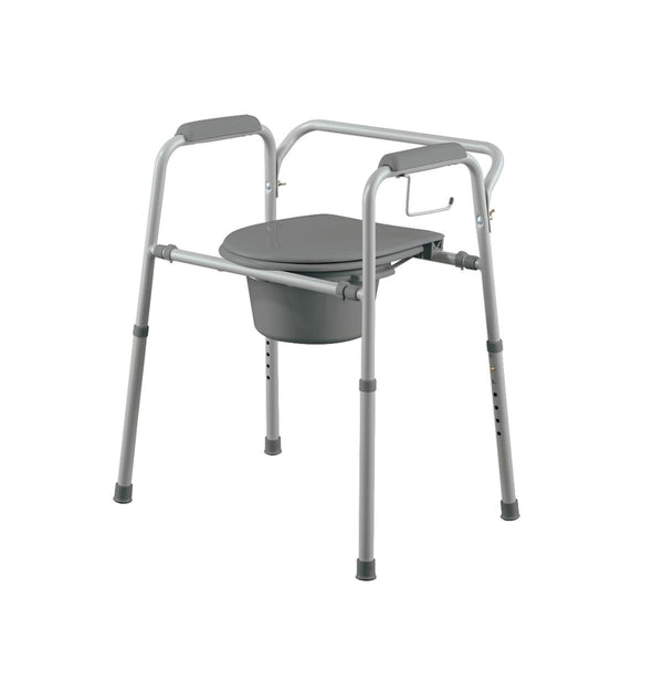 Knockdown Steel Bedside Commode, 1 EA (MDS89664KD) Each