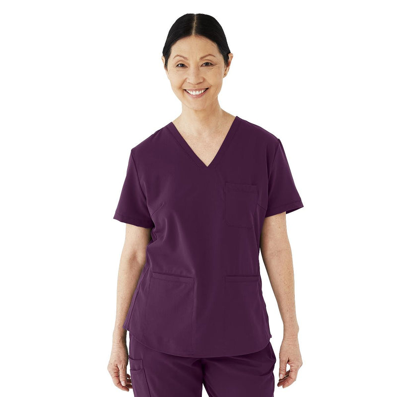 Lexington AVE Women's V-Neck Scrub Tops with 3 Pockets, 1/EA (4802EGGXXS) Each