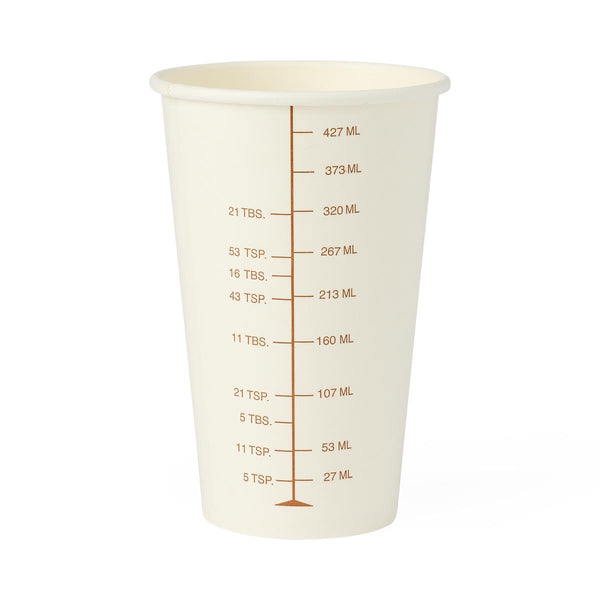 Graduated Disposable Paper Drinking Cup,16 oz., 50/BG (NON05016BARZ) Bag of 50
