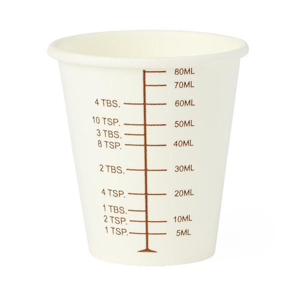 Graduated Disposable Paper Drinking Cup, 3 oz., 125/PK (NON05003BARZ) Pack of 125