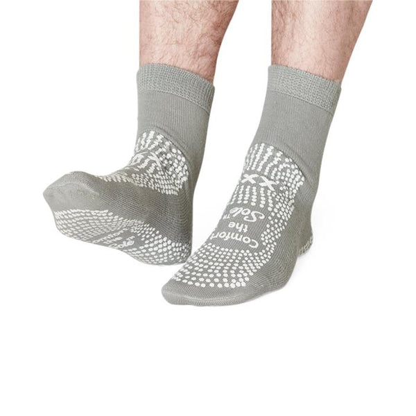 Comfort the Sole Premium Slippers, Light Gray, Size 2XL, 48/CS  (MDTPS6BXXL) Case of 48