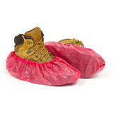 Safety Zone® Heavy Duty Waterproof Anti-Skid Shoe & Boot Covers, Red, 120/Box, 2 bxs/Case, X-Large (SZNDA-SC300-XL) Case of 240