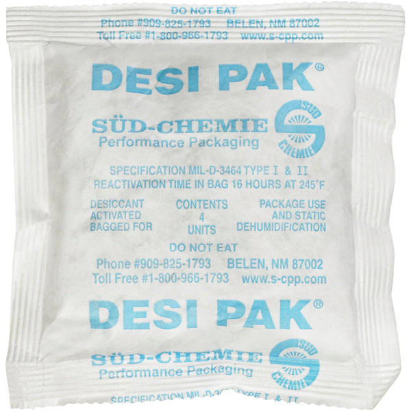 1 1/2 x 3 1/4 x 1/4" Tyvek® Clay Desiccants - 5 Gallon Pail, Case Of 550 Case Of 550