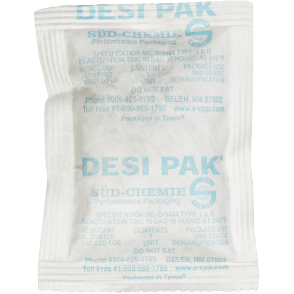 3 x 4 x 1/4" Tyvek® Clay Desiccants - 5 Gallon Pail (DES121) Case Of 300