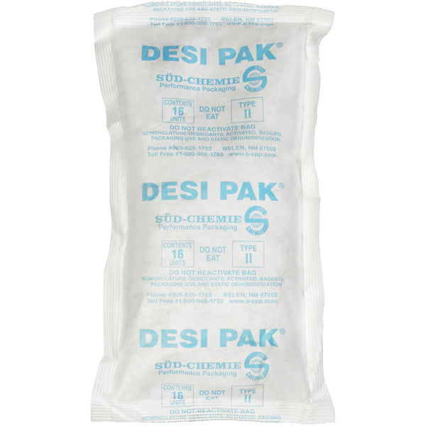 5 3/4 x 10 x 1 1/2" Tyvek® Clay Desiccants  - 34 Gallon Drum (DES132) Case Of 150