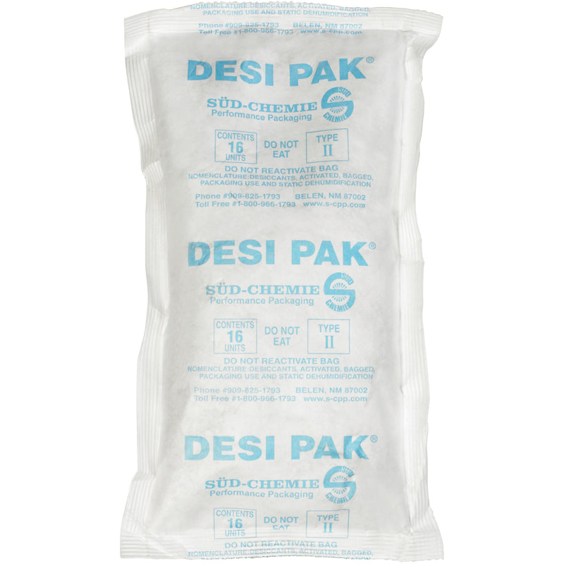5 3/4 x 10 x 1 1/2" Tyvek® Clay Desiccants  - 34 Gallon Drum (DES132) Case Of 150