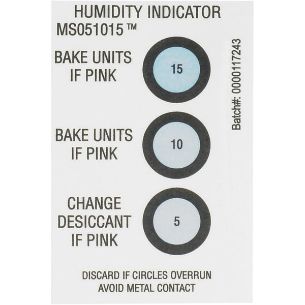 2 x 3" 5-10-15% Humidity Indicators (DES161) Case Of 125