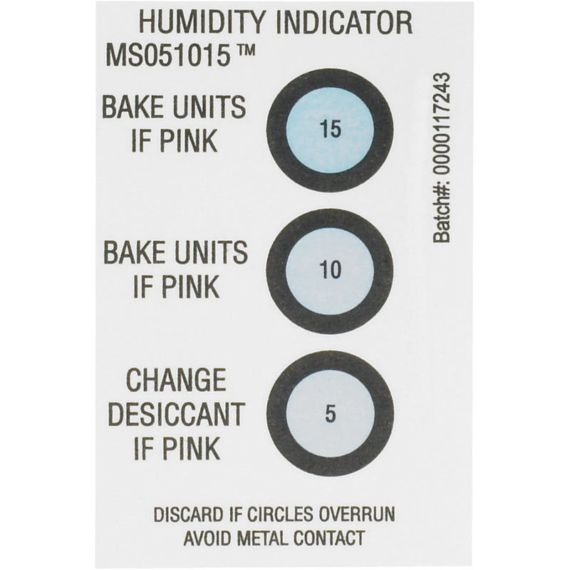 2 x 3" 5-10-15% Humidity Indicators (DES161) Case Of 125