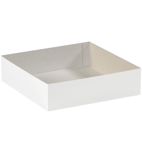 19 x 12 x 3" White Deluxe Gift Box Bottoms, Case Of 50 Case Of 50