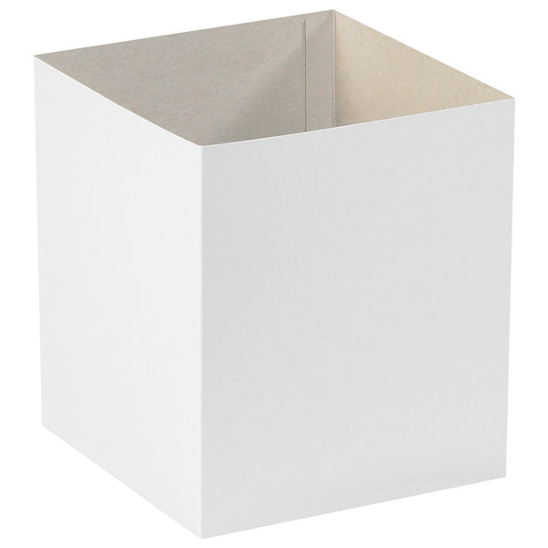 8 x 8 x 9" White Deluxe Gift Box Bottoms, Case Of 50 Case Of 50