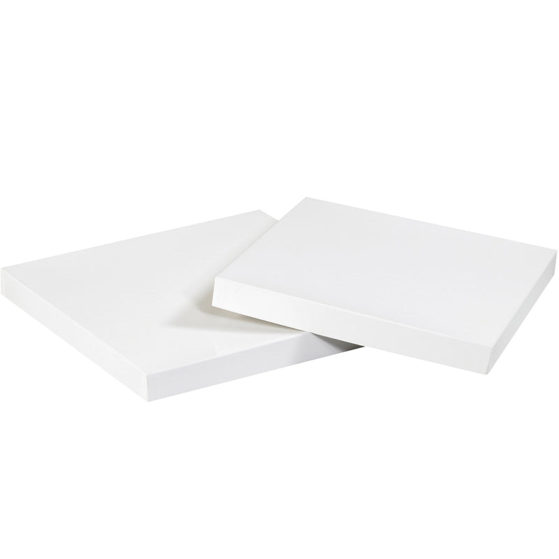 6 x 6" White Deluxe Gift Box Lids (DGBL66W) Case Of 50