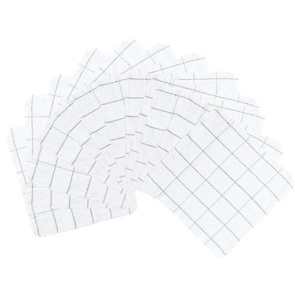 Arkwright Home Cooks Linen Dishcloth 12x12 Grey (12/Pack) (PNP-DISH-GREY) 12/PK