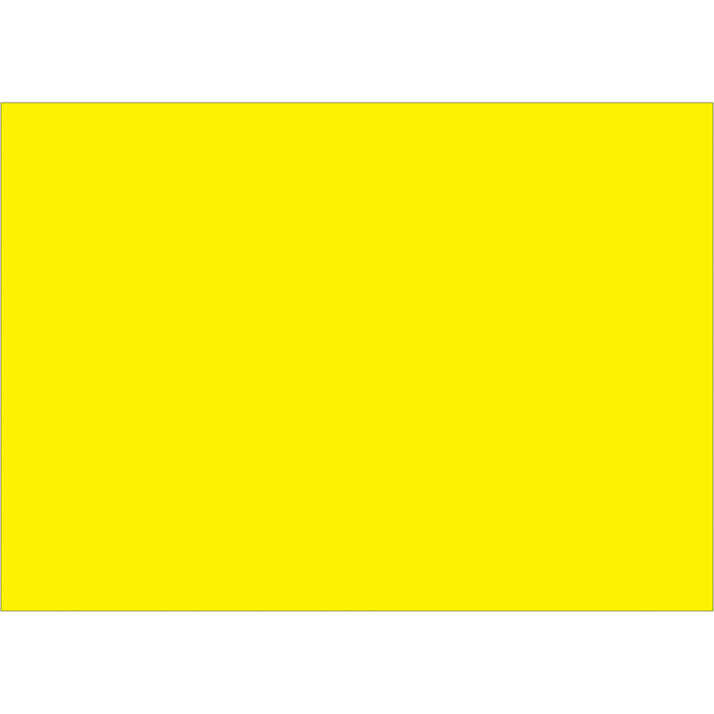 5 x 7" Fluorescent Yellow Inventory Rectangle Labels, Roll Of 500 Roll Of 500