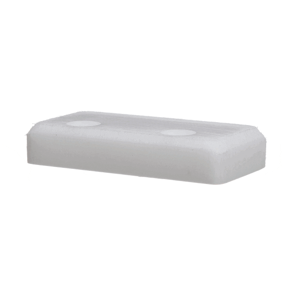 DOUGLAS MACHINES 6508 WHITE DELRIN FOOT BLOCK PT CPT (DMC6508) Each
