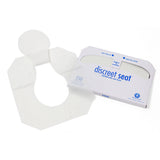 Hospeco® Discreet Seat® Toilet Seat Covers, Half Fold, 250/Pack, 4 Packs/Case (HOSDS1000CT) Case of 1000