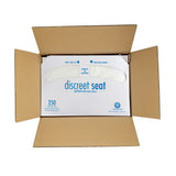 Hospeco® Discreet Seat® Toilet Seat Covers, Half Fold, 250/Pack, 20 Packs/Case (HOSDS5000CT) Case of 20 Packs