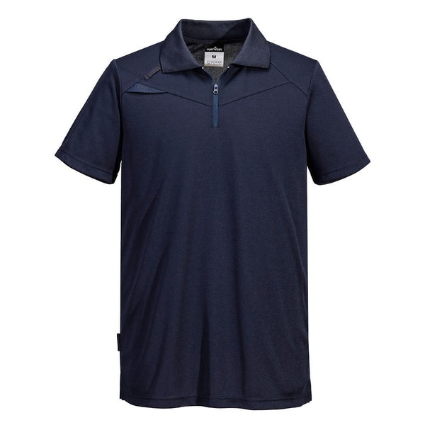 Portwest® DX4 Polo Shirt S/S, All Navy, Size S (DX410ANRS) Each