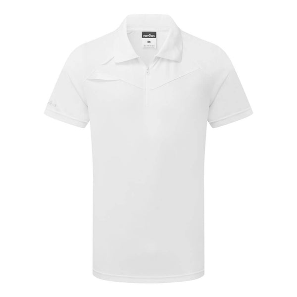 Portwest® DX4 Polo Shirt S/S, Aqua/White, Size XL (DX410AWRXL) Each
