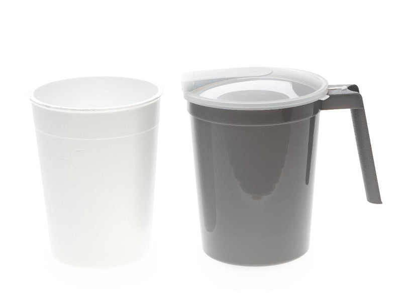 Water Pitcher Set with Inner Foam Liner, Includes Graphite Pitcher DYND80535 and Inner Foam Liner DYND80526A, Not Shrink-Wrapped, 40/CS  (DYKD100CMFL) Case of 40