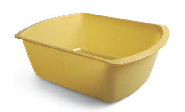 Rectangular Washbasin, 6 qt., Gold, 9.5"L x 12.75"W x 4.5"H, 50/CS (DYND80306) Case of 50