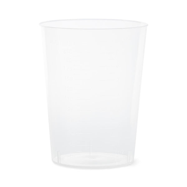 Flexible Plastic Intake Tumbler with Molded-in Graduations, Translucent, 9 oz., 25/PK  (DYND80450H) Pack of 25