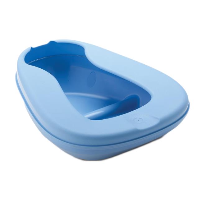 Autoclavable Bedpan, Contour, Blue, 12/CS  (DYND88200) Case of 12