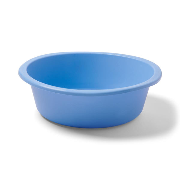 Autoclavable Round Washbasin, Blue, 4.25" x 10.75", 5 qt., 12/CS  (DYND88310) Case of 12