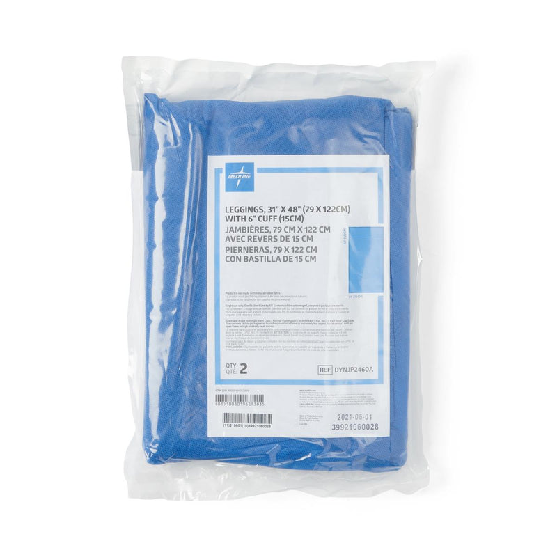 Sterile Leggings with 6" Cuff, 31" x 48", Pair, 1 PK (DYNJP2460AH) 1 Pack