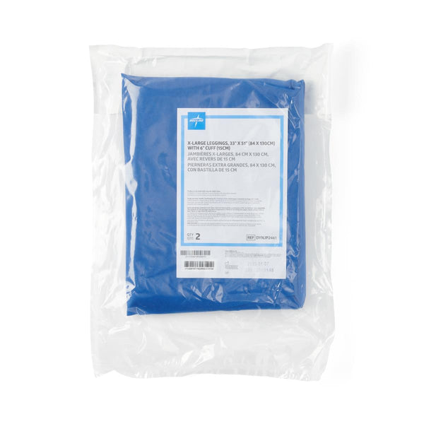 Sterile Leggings with 6" Cuff, 33" x 51", Size XL, Pair, 1 EA (DYNJP2461H) Each