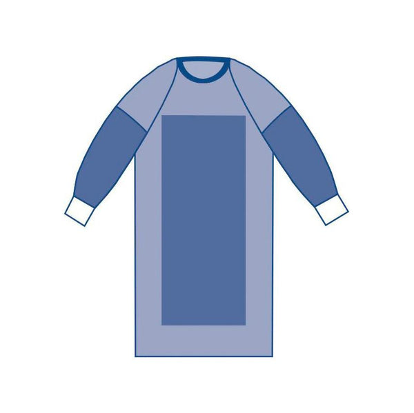 Sirus Poly Reinforced Gown with Raglan Sleeves, Sterile, Size XL, 1/EA  (DYNJP2602H) Each