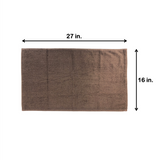 Hospeco® Cotton Jr. Salon Towel 16x27 Chocolate, 12/Pack (BBJ-1627-2.5BRN) Pack of 12