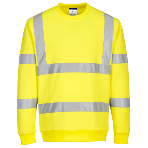 Portwest® Eco Hi-Vis Sweatshirt, Yellow, Size XL (EC13YERXL) Each
