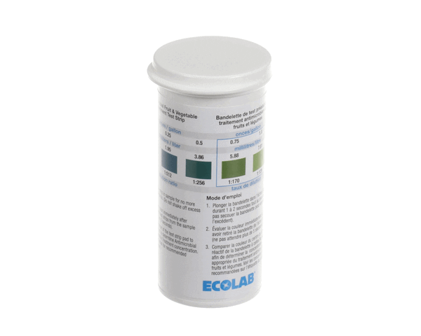Ecolab 92332047 Fruit And Vegetable Treatment Test Strip (ECL92332047) Each
