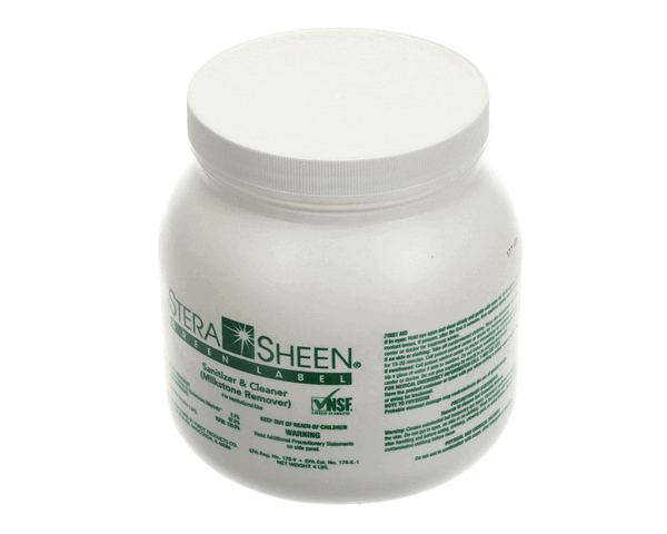 Electrofreeze Hc158014A Sanitizer-Stera Sheen 4 Lb Jar (EFHC158014A) Each