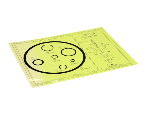 Electrofreeze Hc184291 Chart-O-Ring (Laminated) (EFHC184291) Each