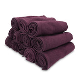 Hospeco® Cotton Salon Towel 16x28 Eggplant, 12/Pack (BB-1628-3EGP) Pack of 12