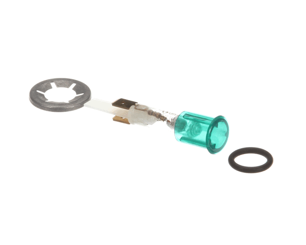 Electrolux Professional 005010 Green Pilot Lamp Assembly; Round; 230V (ELX005010) Each