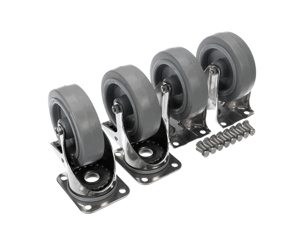 Electrolux Professional 206135 Kit4Wheels-2Swivelling W/Brake (ELX206135) Each