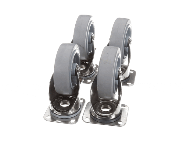 Electrolux Professional 880123 Kit 4 Swivelling Wheels - 2 With Brake (ELX880123) Each