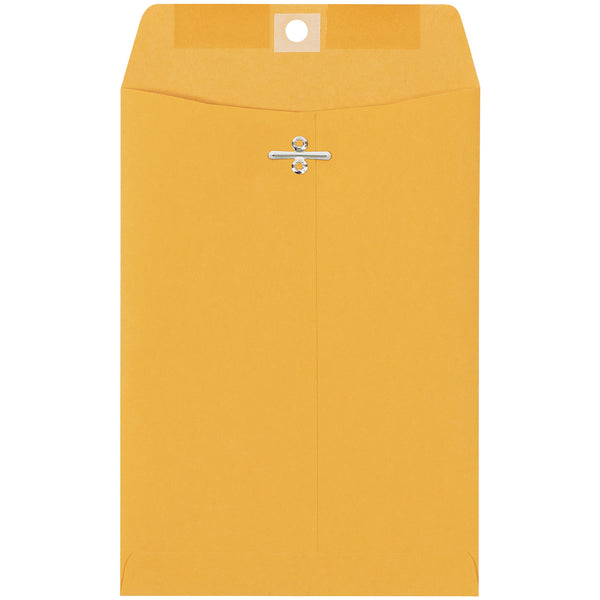 6 x 9" Kraft Clasp Envelopes, Case Of 1000 Case Of 1000