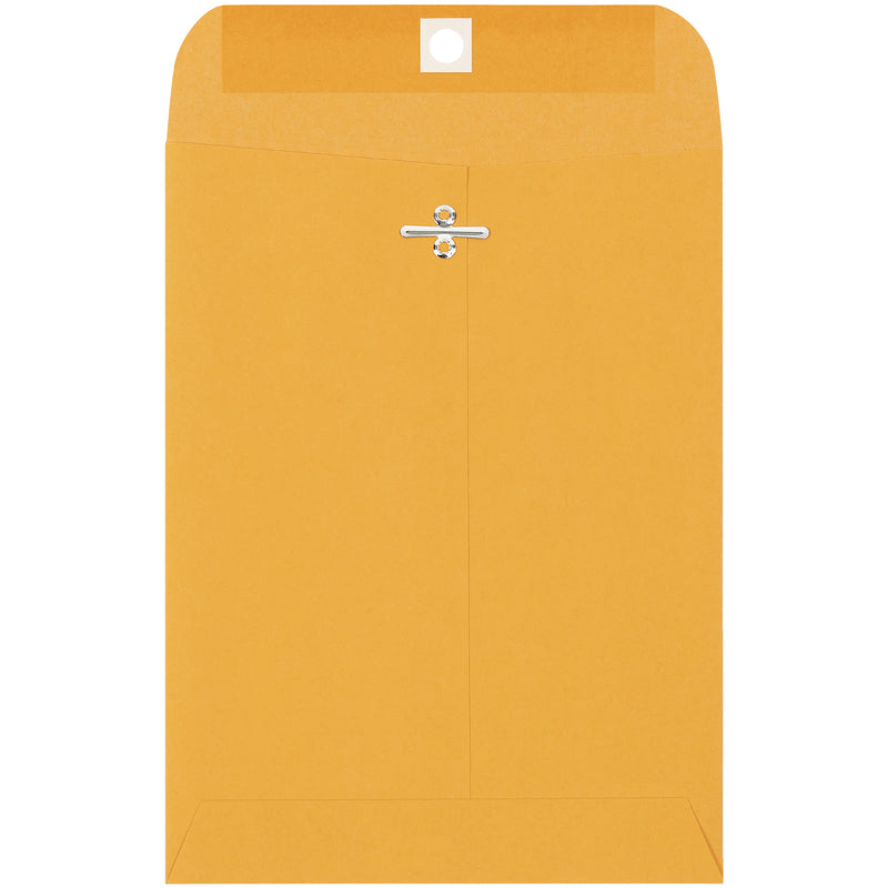 6 1/2 x 9 1/2" Kraft Clasp Envelopes (EN1002) Case Of 1000