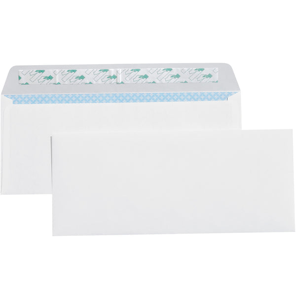 4 1/8 x 9 1/2" - #10 Plain Self-Seal Business Envelopes with Security Tint, Case Of 2500 Case Of 2500