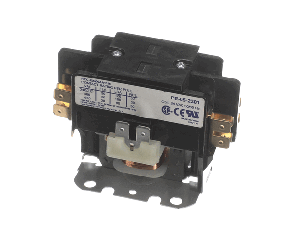 Enviro-Tec Pe-05-2301 24V Coil 2P 20Amp Cont (ENTCPE-05-2301) Each