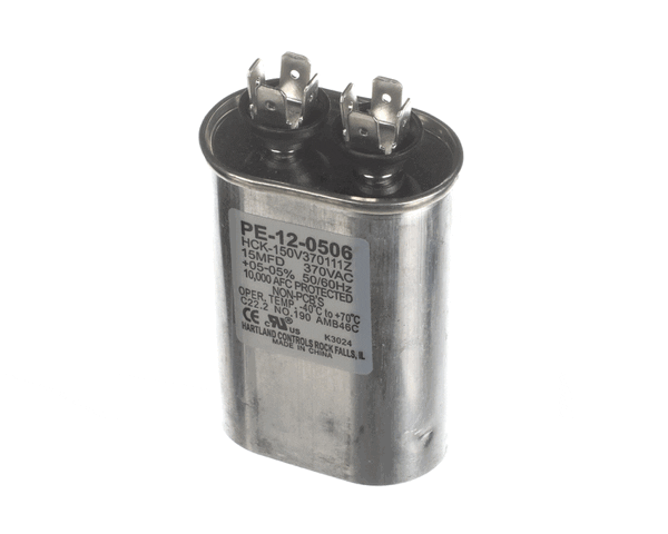 Enviro-Tec Pe-12-0506 Capac 15Mfd 370V Oval (ENTCPE-12-0506) Each
