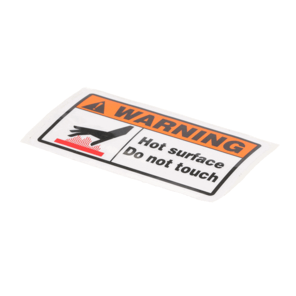Equipex Decal Decal, Caution Hot (EQXDECAL) Each