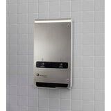 Hospeco® Evogen® No-Touch Dual Menstrual Care Product Dispenser, Stainless Steel (HOSEVNT3-SS) Each