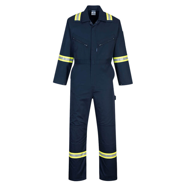 Portwest® Iona Xtra Enhanced Coverall , Navy, Size 5XL (F128NAR5XL) Each