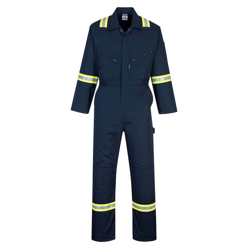 Portwest® Iona Xtra Enhanced Coverall , Navy, Size 4XL (F128NAR4XL) Each