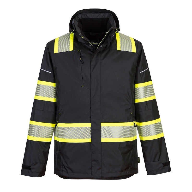 Portwest® Iona Plus Enhanced Winter Jacket, Black, Size 4XL (F144BKR4XL) Each